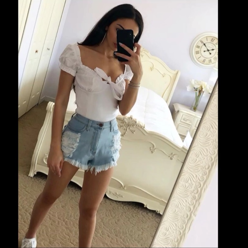 FAST LANE FRINGE SHORTS